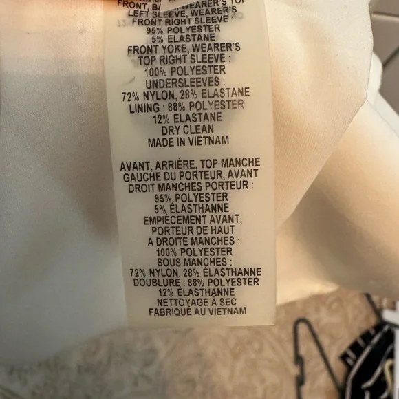 Elie Tahari Cream, Brown and Auburn Abstract Midi Dress. Size XS. - Picture 6 of 8